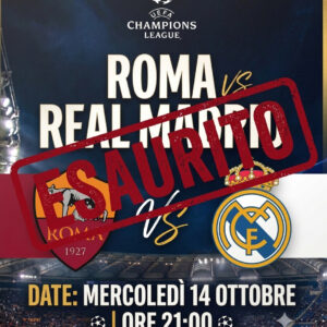 Parcheggio auto per ROMA - REAL MADRID 14/10/2026 ore 21:00